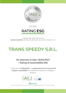 TRANS SP'EEDY RATING ESG